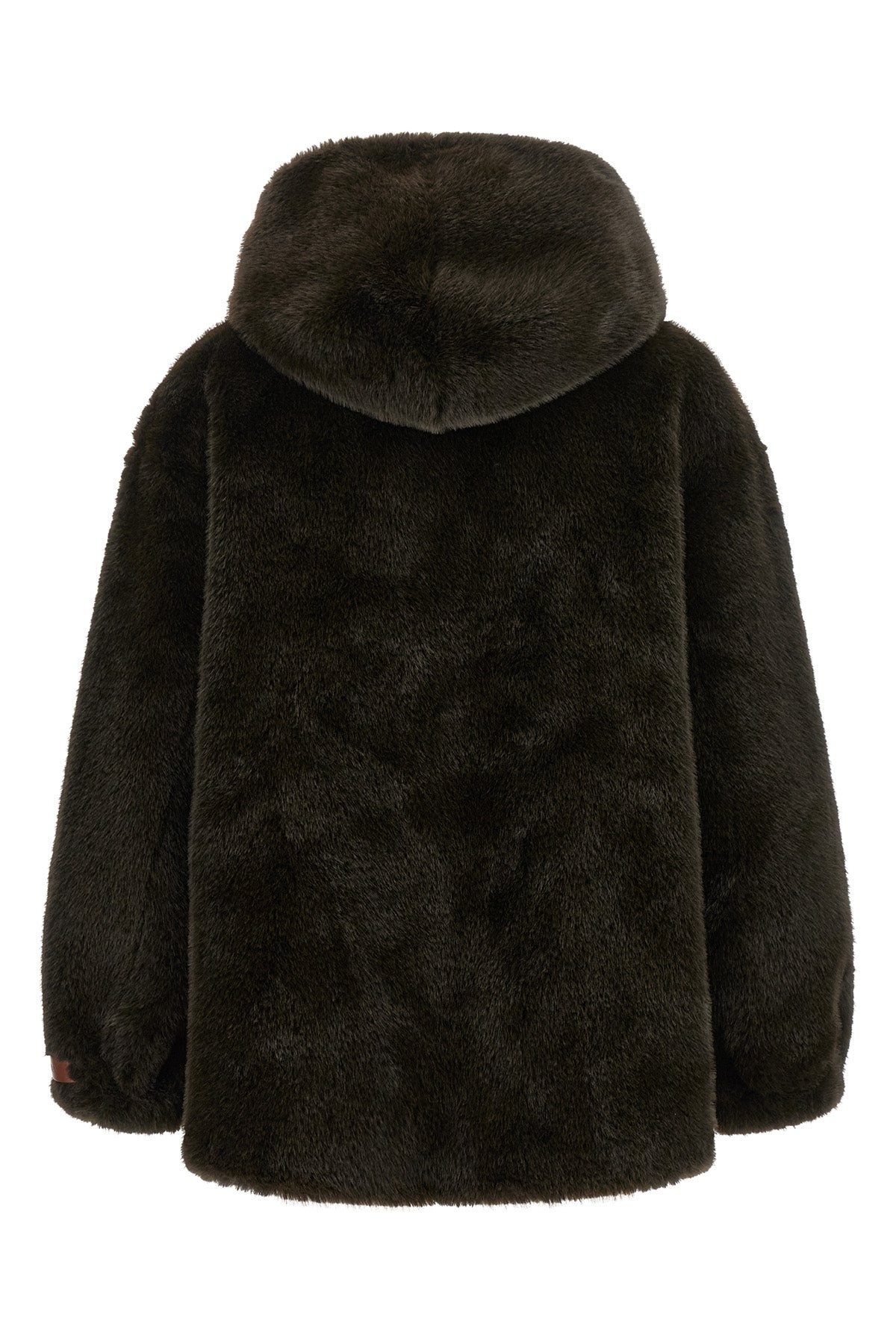 the lou andrea faux mink eco-fur jacket sets new standards of comfort through an