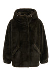 the lou andrea faux mink eco-fur jacket sets new standards of comfort through an