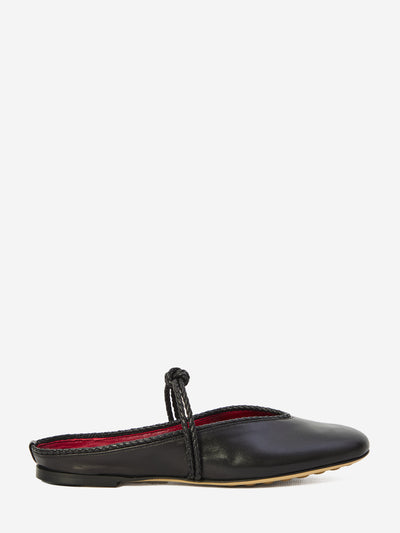 ballerina flat open