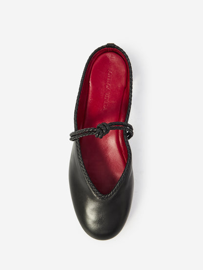 BOTTEGA VENETA 38 ballerina flat open