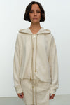 geena lightweight cotton mélange hoodie