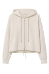 geena lightweight cotton mélange hoodie
