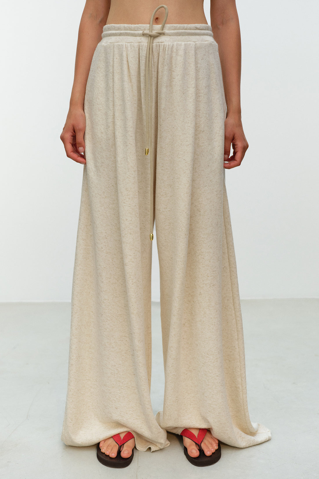 ELY ELY 38 ginevra light mélange cotton pants