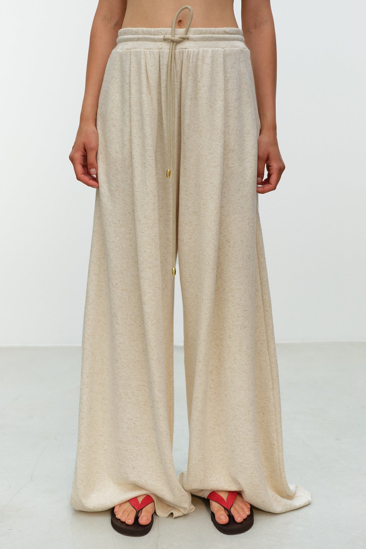ginevra light mélange cotton pants