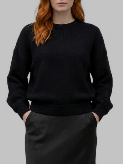 black veira sweater