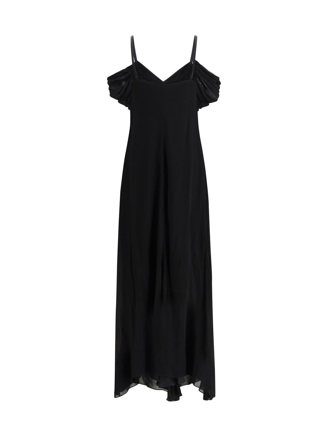 SAINT LAURENT 38 long short-sleeved dress