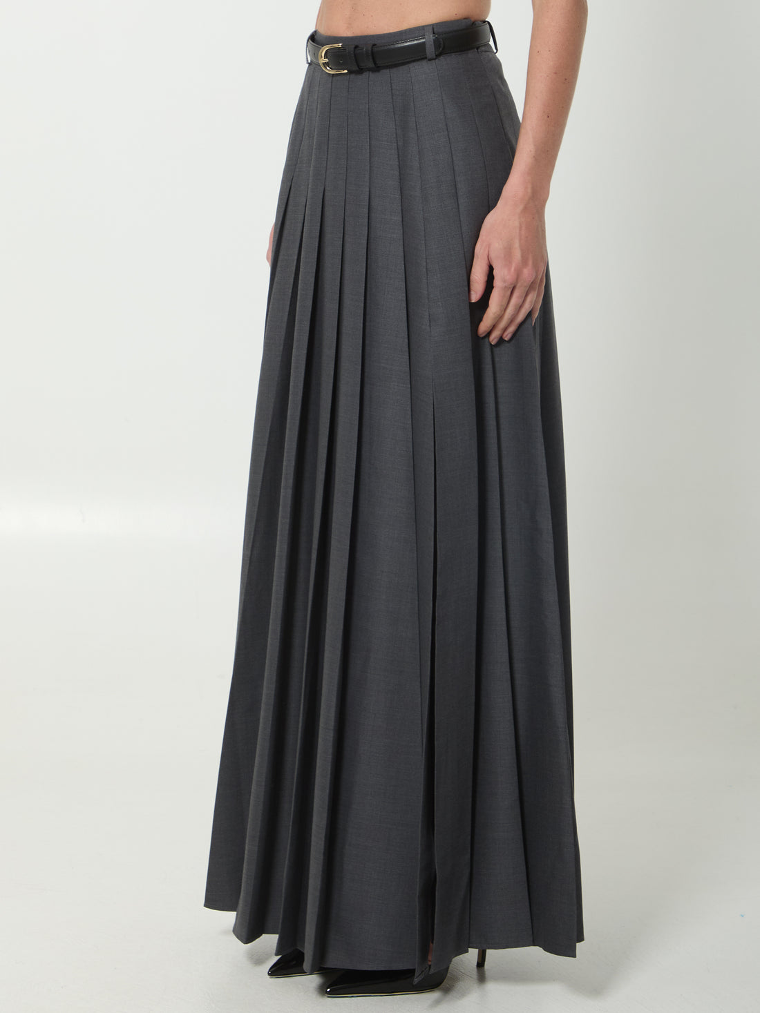 SELF PORTRAIT 10 pleated maxi dress