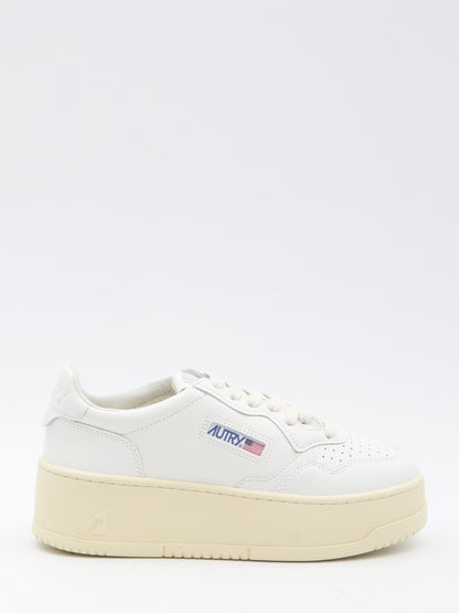 AUTRY 40 medalist platform low sneakers 