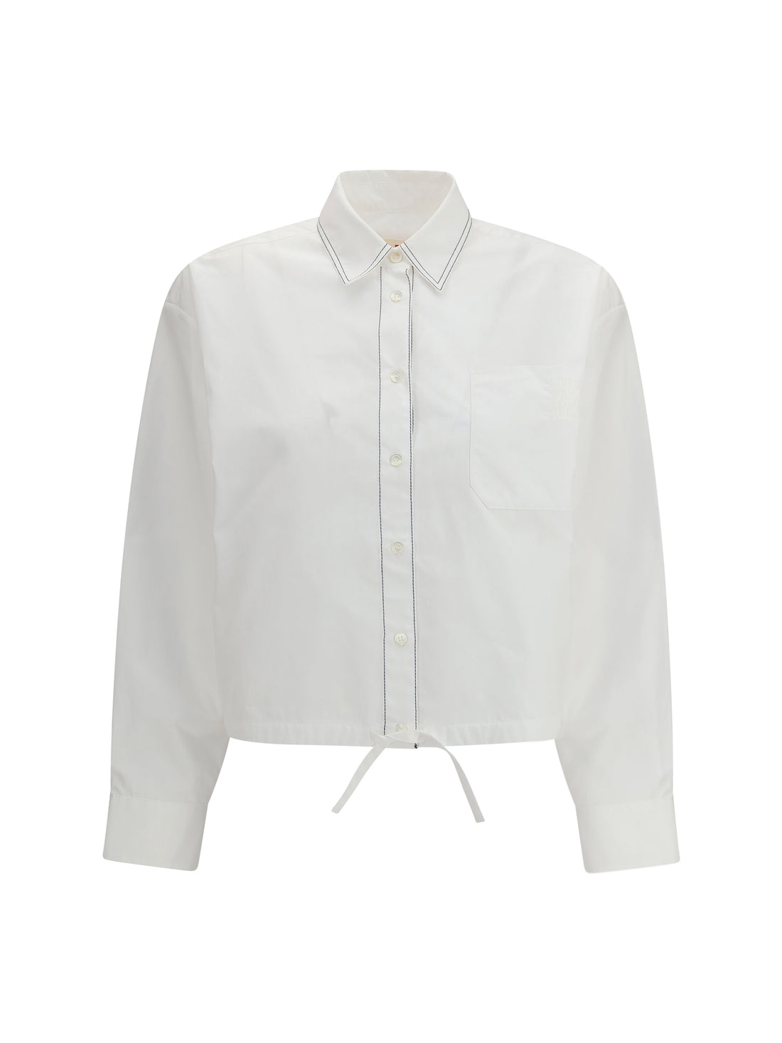 MARNI 40 cropped long-sleeve shirt