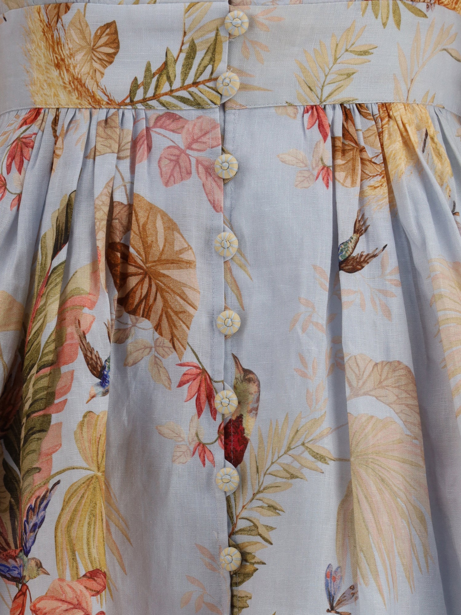 ZIMMERMANN 2 ascension plunge mini dress