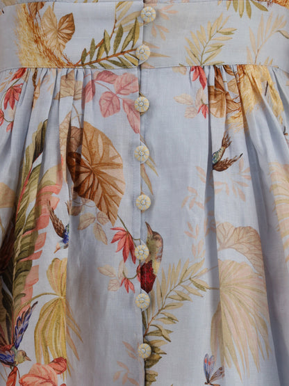 ZIMMERMANN 2 ascension plunge mini dress