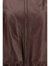 nappa jacket with drawstring and monili