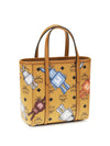 toni printed canvas tote bag