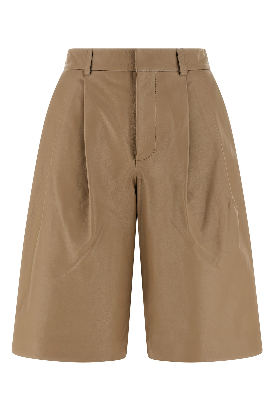 YVES SALOMON 34 nappa bermuda shorts