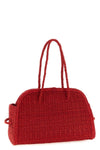 le turismo raphia shoulder bag in woven raffia basket