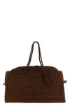 le grand turismo raphia bowling style raffia braided raffia shopping bag