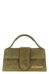 le bambino handbag in crocodile-effect embossed suede