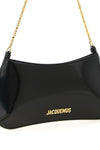 the jacquemus le petit bisou chaîne shoulder bag is made of fine brushed calf