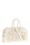 le petit turismo crochet crochet lace effect synthetic raffia handbag