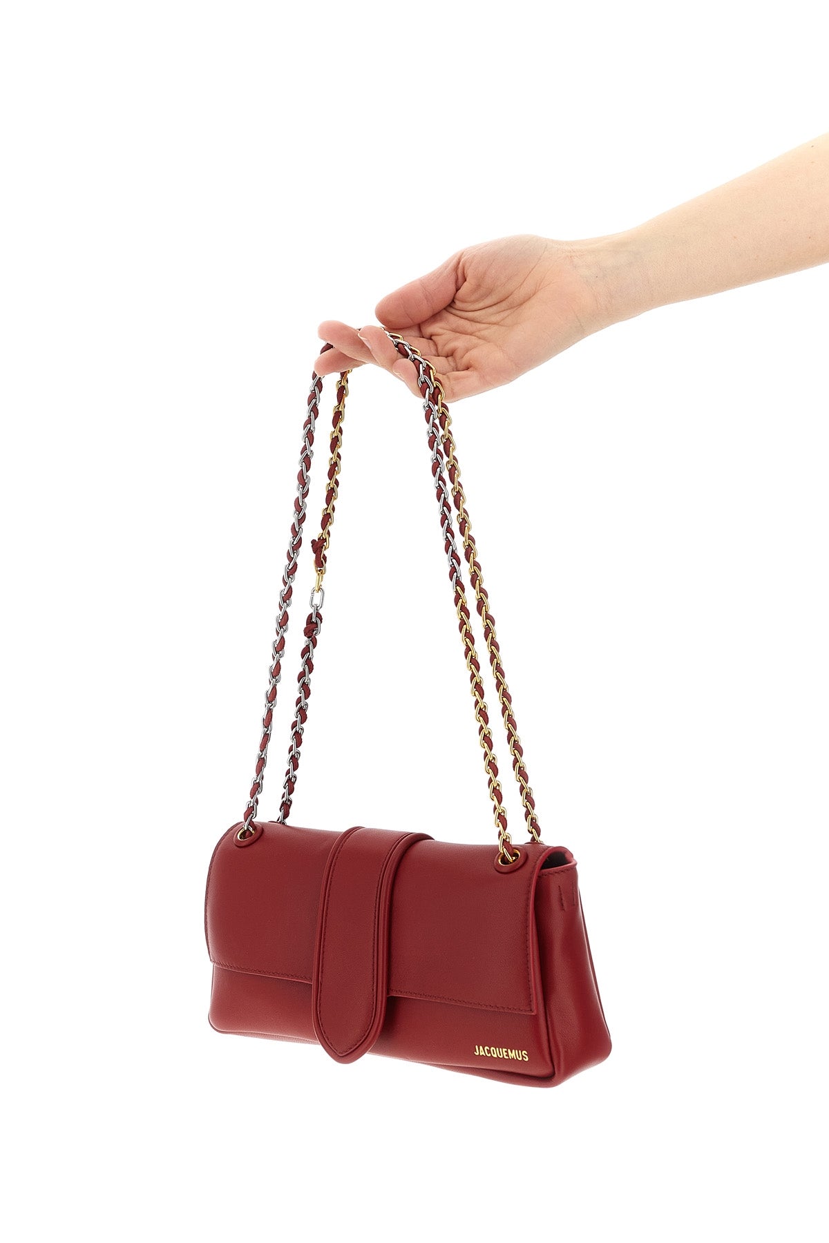 le bambino chaîne nappa shoulder bag