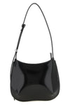 le petit bisou glossy leather shoulder bag