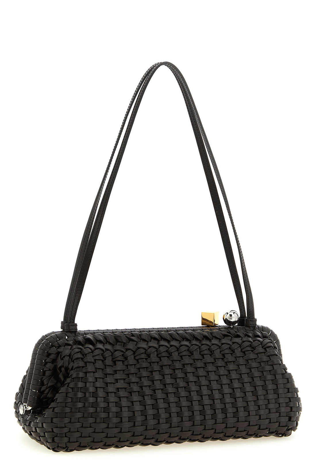 JACQUEMUS OS the jacquemus la grande pochette salon handbag is distinguished by a rigorous