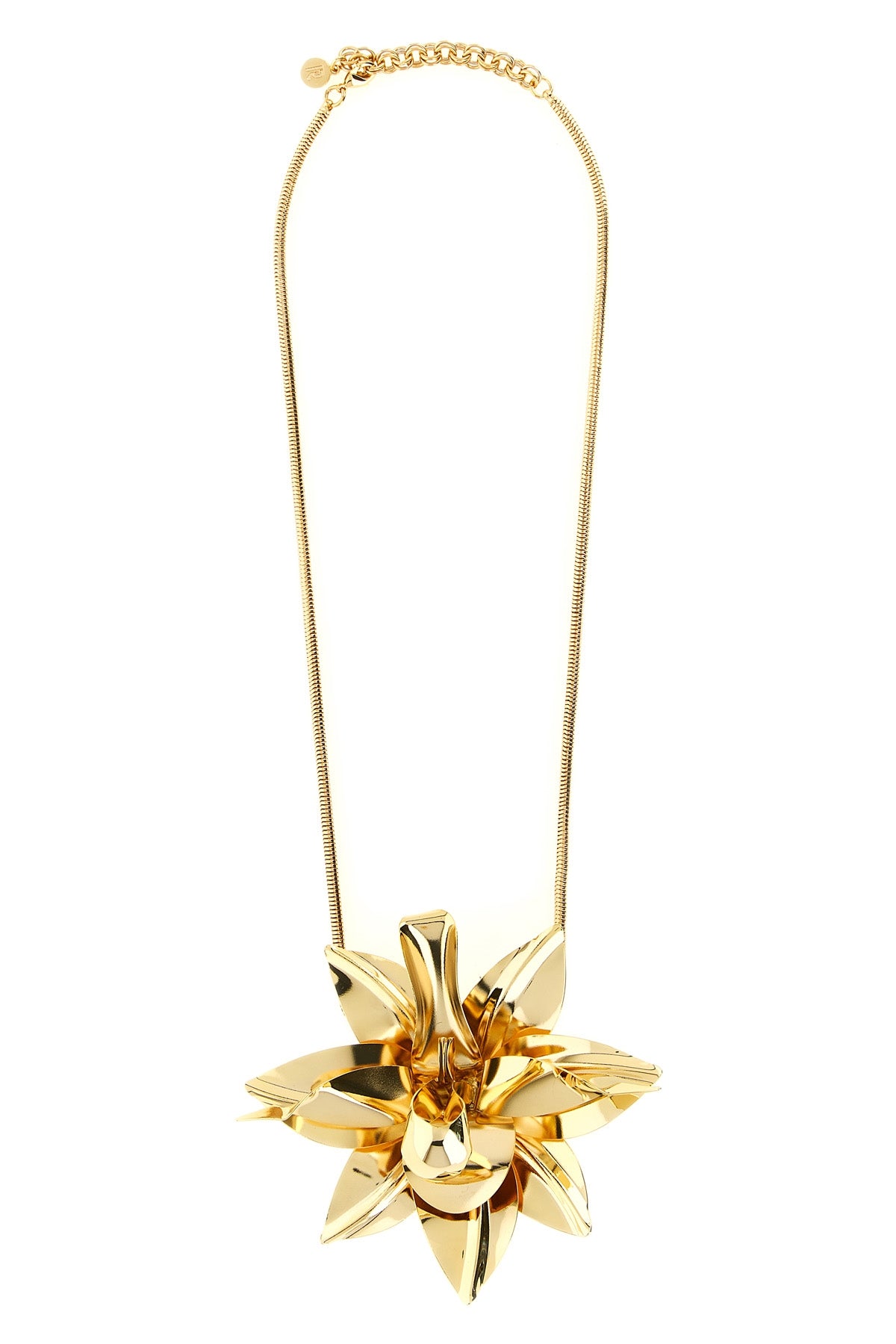 gold-plated brass necklace