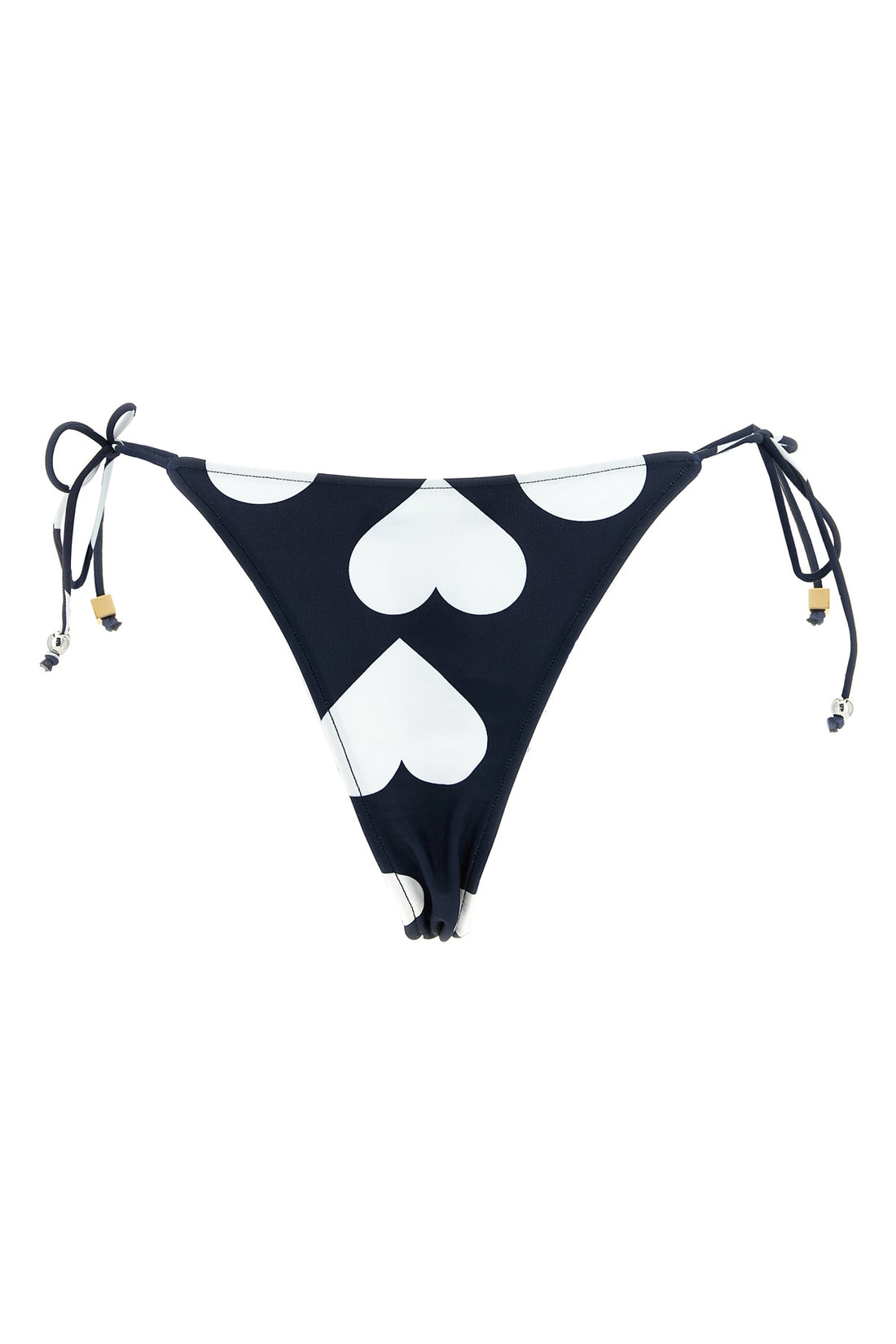 JACQUEMUS S le bas de plage triangle bikini bottoms in stretch patterned fabric