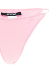 le bas de plage triangle stretch fabric bikini bottoms