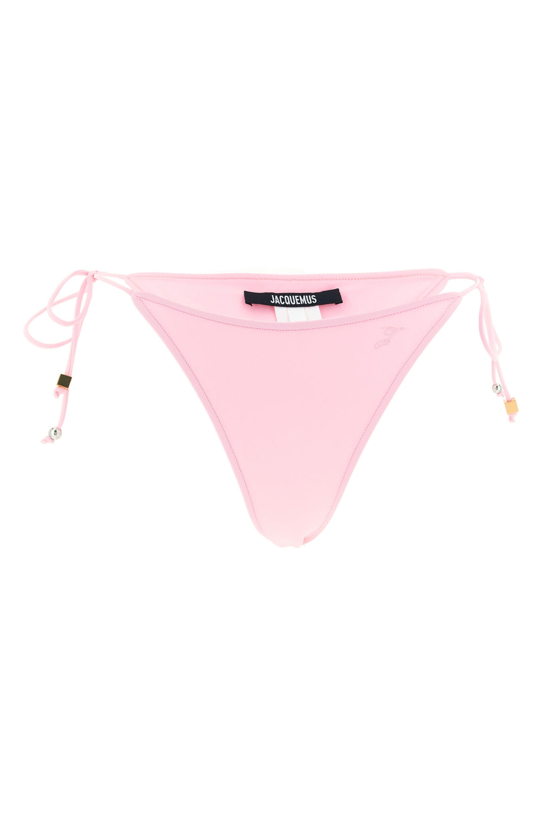 JACQUEMUS M le bas de plage triangle stretch fabric bikini bottoms