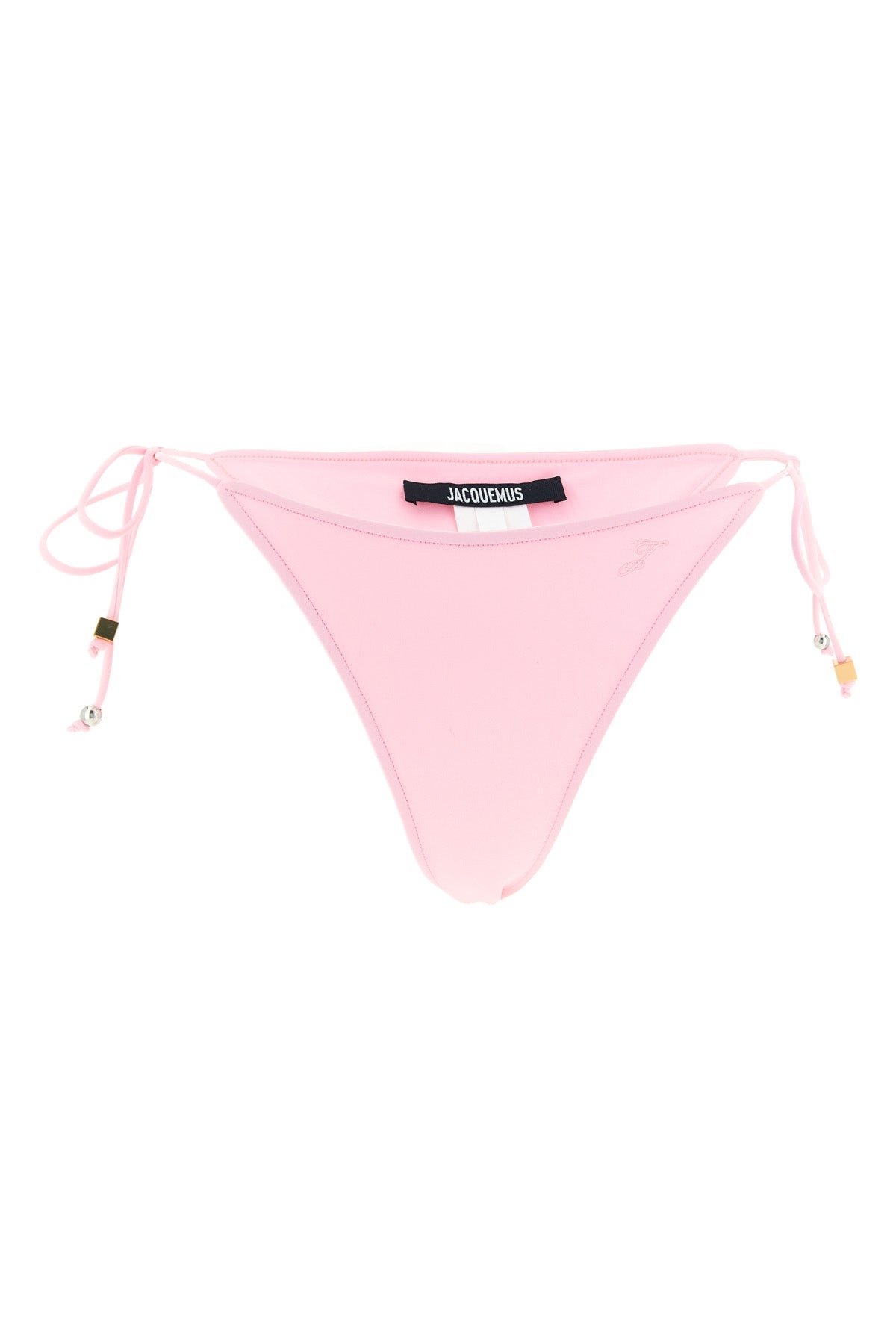 le bas de plage triangle stretch fabric bikini bottoms