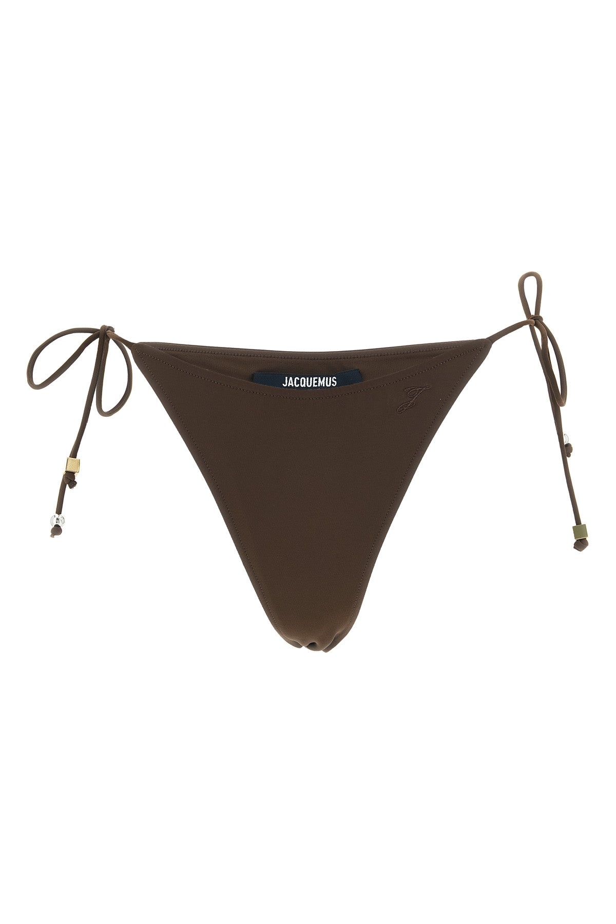 le bas de plage triangle stretch fabric bikini bottoms