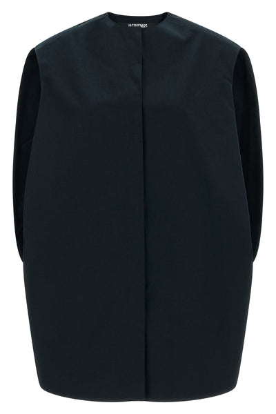 la robe berlingot mini dress in cotton poplin