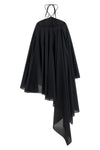 mini la robe triangle courte dress in cotton poplin