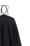 mini la robe triangle courte dress in cotton poplin
