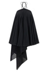 mini la robe triangle courte dress in cotton poplin