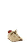 les tennis kiwi-inspired sneakers in suede and leather