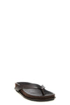 les tatanes brushed leather thong sandals