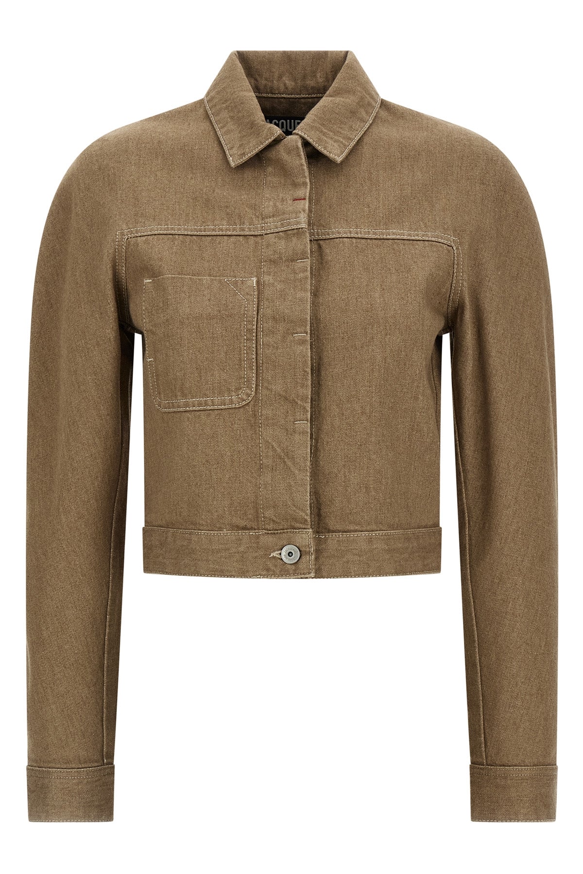 workwear la veste ovalo cargo cotton denim jacket