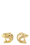 les boucles poisson earrings in gold brass in the shape of a fish