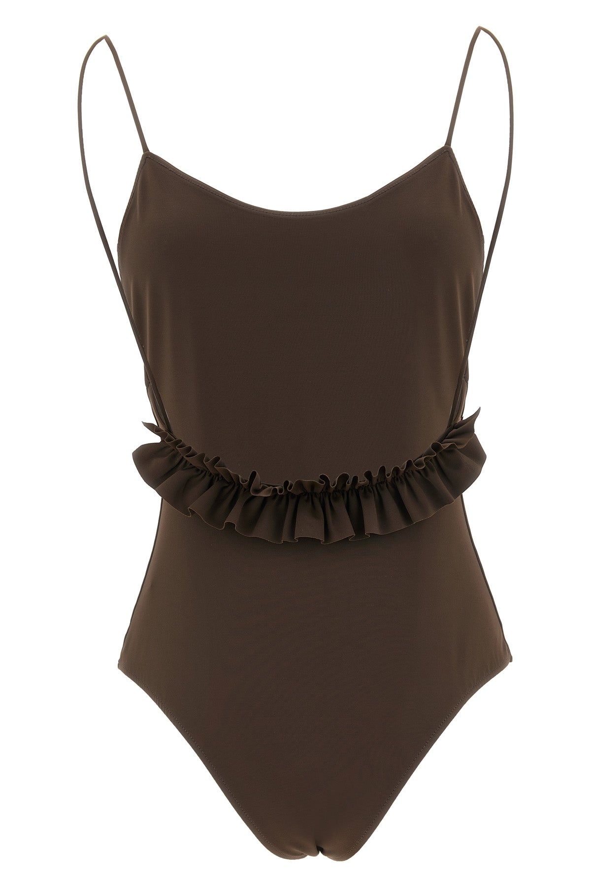 le maillot cabana one-piece swimsuit in stretch fabric