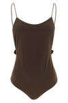 le maillot cabana one-piece swimsuit in stretch fabric