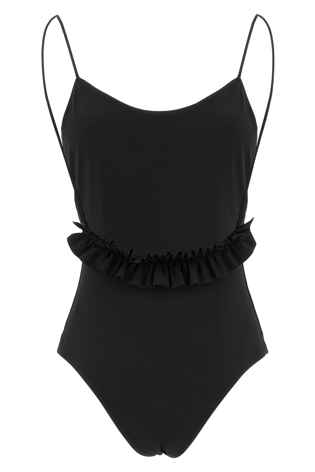 JACQUEMUS L le maillot cabana one-piece swimsuit in stretch fabric