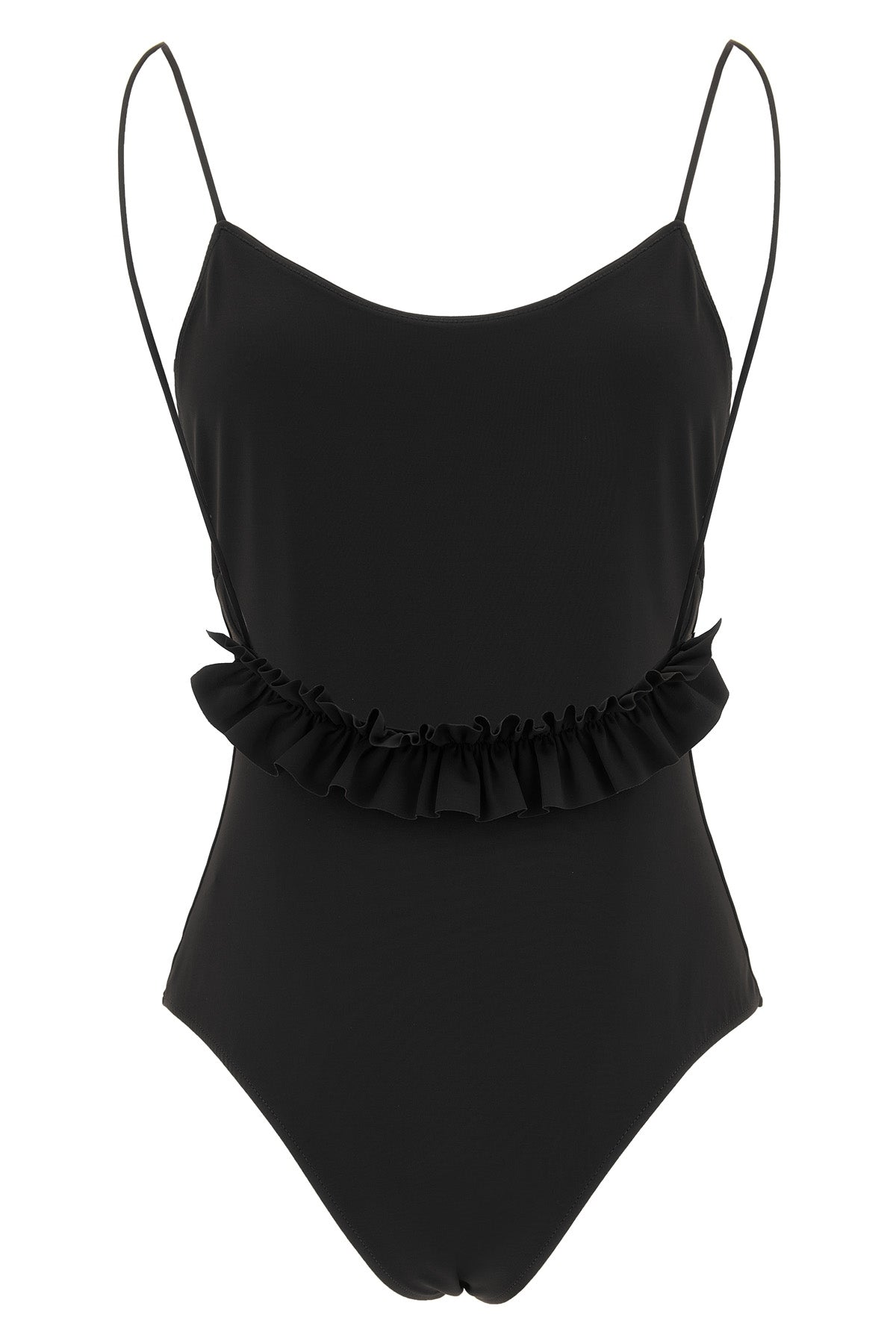le maillot cabana one-piece swimsuit in stretch fabric