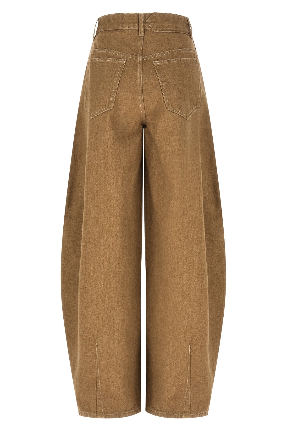 le de-nîmes ovalo washed cotton denim jeans
