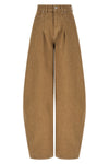 le de-nîmes ovalo washed cotton denim jeans