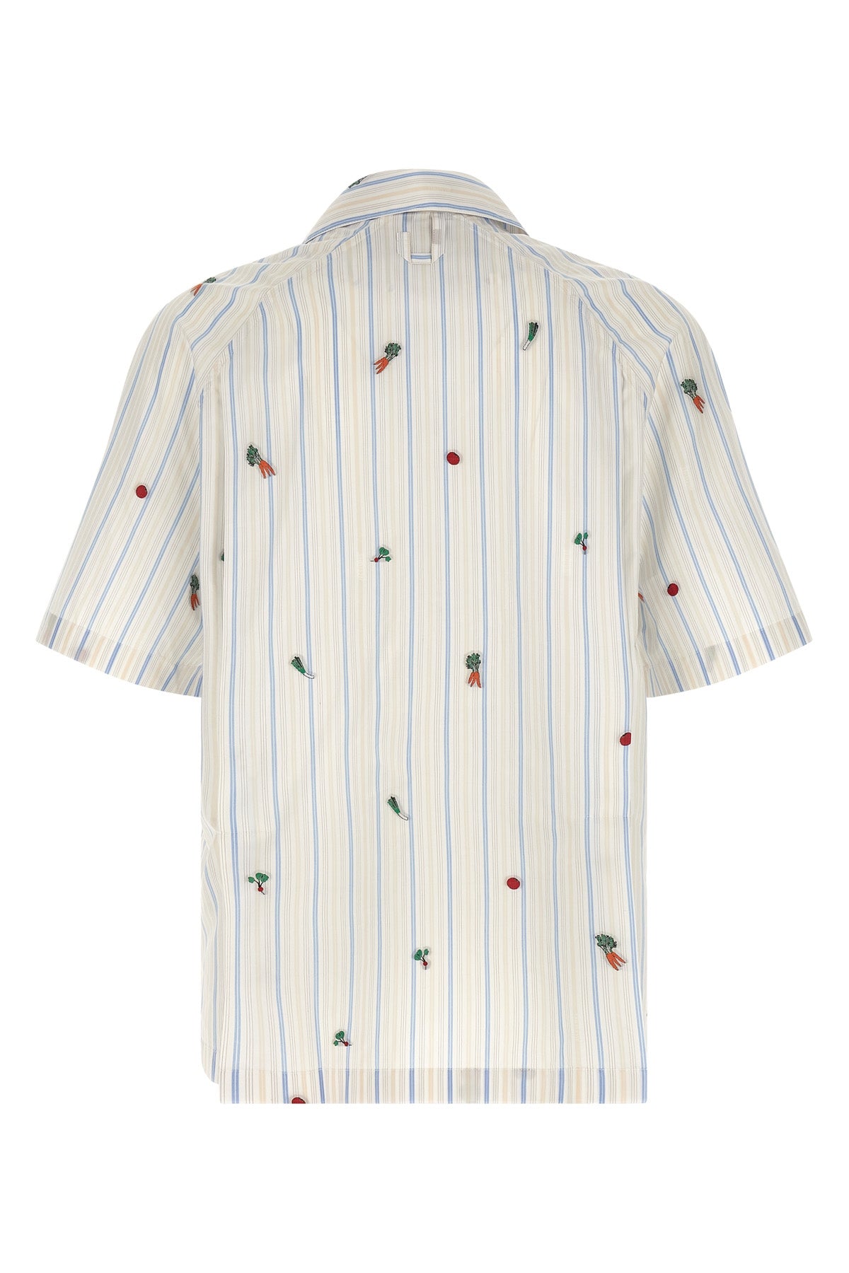 la chemise romarin striped cotton jacquard shirt