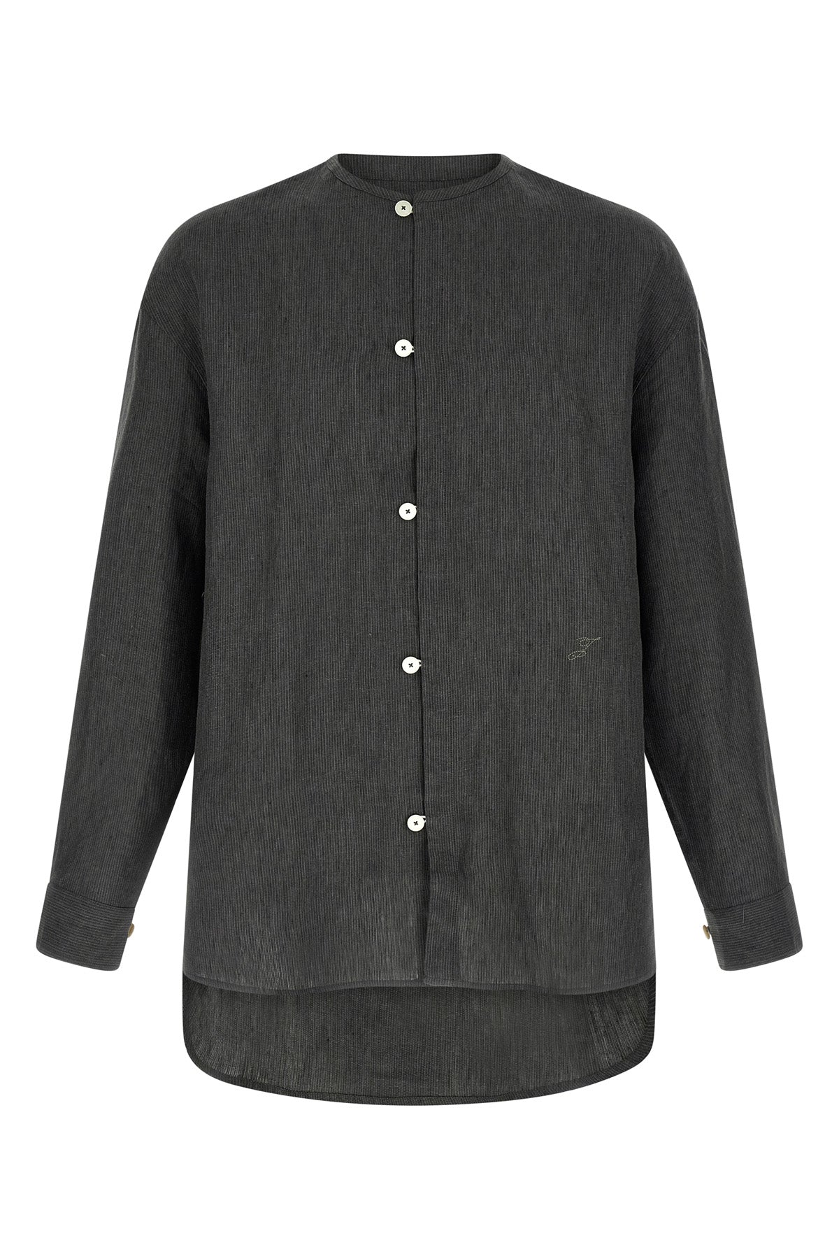 la chemise pastro micro-striped linen shirt