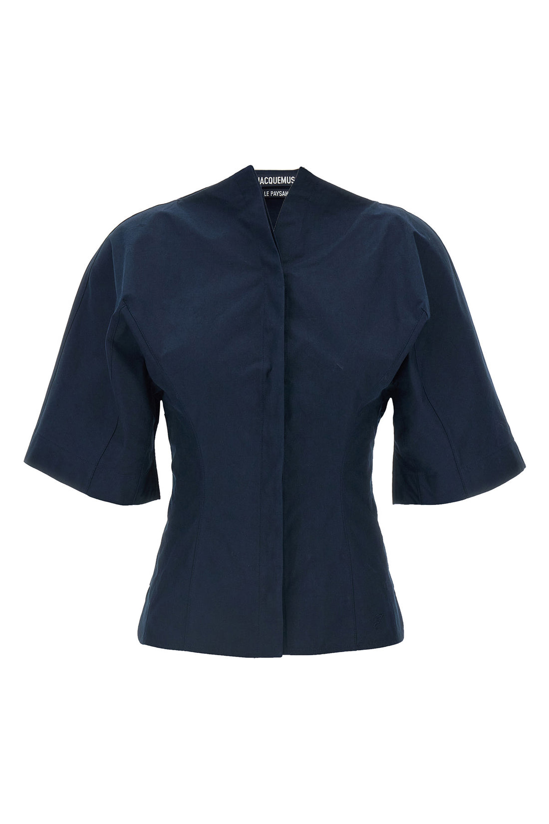 JACQUEMUS 38 la chemise moisson compact cotton poplin shirt