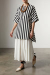 le jupon midi skirt in cotton poplin